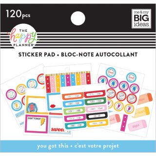 Me & My Big Ideas - Create 365 The Happy Planner - Tiny Sticker Pad (You Got This Student)