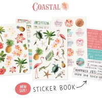 Simple Stories - Simple Vintage Coastal - Sticker Book 